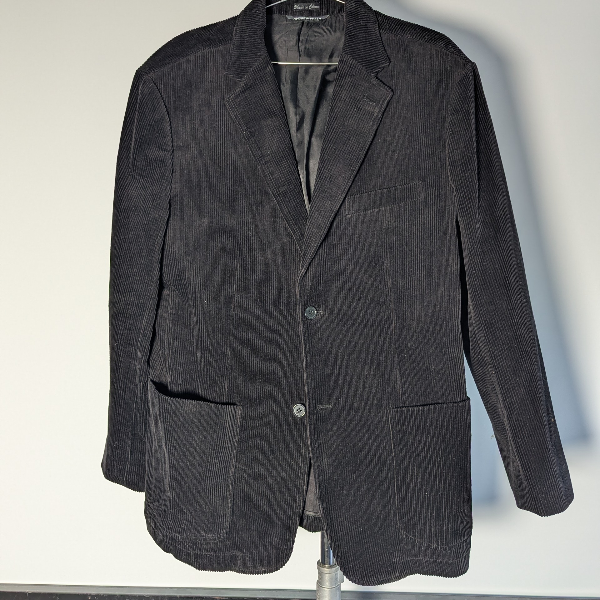 Wilson Black Corduroy Sport Coat